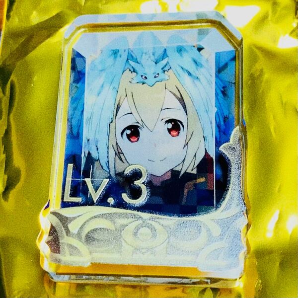 SAO ソードアート・オンライン アノマリークエスト アクリルブロック 技能結晶A Lv.3 シリカ