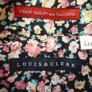 Louis&Clerk ルイスアンドクラーク バンドカラーシャツ 日本製 L の画像4
