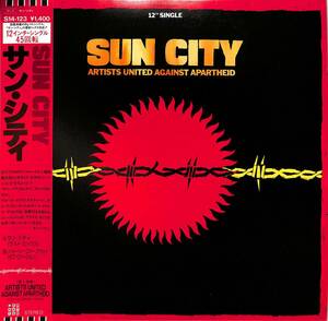 A00544224/12インチ/アパルトヘイトに反対するアーティストたち(ARTISTS UNITED AGAINST APARTHEID)「Sun City (1985年・S14-123・ダブ・