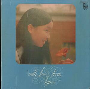 A00563947/LP/アグネス・チャン(陳美齡)「With Love from Agnes」