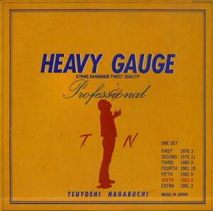 A00572372/LP/長渕剛「Heavy Gauge (1983年・ETP-90232・村上律・浜田良美・兼崎順一など参加)」