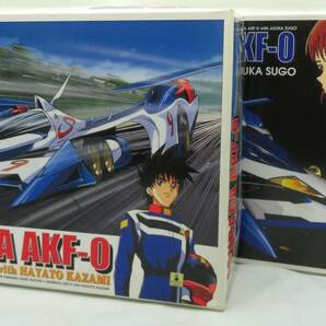 【G461】AOSHIMA 1/24 新世紀GPX サイバーフォーミュラ ニューアスラーダAKF-0 with風見ハヤト /菅生あすか 2個セット プラモデルの画像1