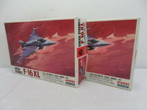 【管理G570】【未組立】ARII　アリイ　ジェネラル ダイナミックス　F-16XL　2個セット　1/144 プラモデル 模型_画像1
