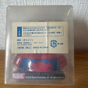 スパイダーマン 2003年 MARVEL UNIVERSAL STUDIOS JAPAN 胸像 フィギュア 素材:ポリレジン 中古 色欠け有り 重さ約100g 定形外300円の画像2