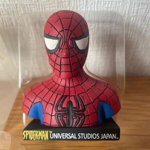 スパイダーマン 2003年 MARVEL UNIVERSAL STUDIOS JAPAN 胸像 フィギュア 素材:ポリレジン 中古 色欠け有り 重さ約100g 定形外300円の画像4