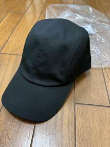 新品 SOFTHYPHEN ソフトハイフン COTTON TWILL JET CAP ブラック サイズフリー ジェットキャップ