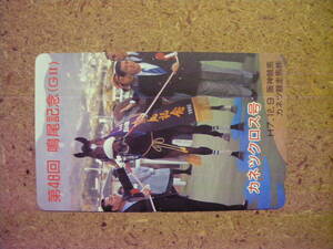I530a・カネツクロス　競馬　未使用　50度数　テレカ
