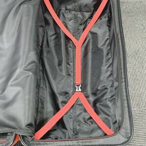 28n 180 大容量 スーツケース キャリーケース キャリーバッグ トランク 旅行 MEX オレンジ 4輪 鍵欠品 現状品の画像5