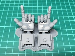 ★3Dプリント品　MSハンドパーツ　PGサイズ（≒1/60）丸指（指差手）ジオン／ディテールアップパーツ／ガンプラ ／旧キット／プラモデル★