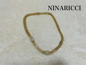 NINARICCI ニナリッチ　ゴールド　チョーカー　ネックレス