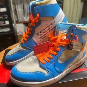 Off-White × Nike Air Jordan 1 High UNC 28.0cm