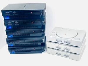 PS1 PS2 本体 8台 ジャンク品 まとめ売り まとめて プレイステーション プレステ SONY ソニー PlayStation 