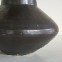 作家陶器 Japanese Vintage Flower Vase モダン 北欧 ミッドセンチュリー ヴィンテージ フラワーベース 花瓶 花器 インテリア 1772V_画像8