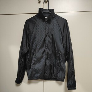 【1円スタート】★グッチ ジャケット GUCCI Black GG Jacquard JACKET Detachable HOODの画像1