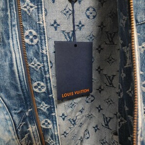 ★LOUIS VUITTON×NIGOモノグラムパッチワークデニムフーディの画像7