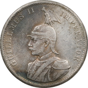 T23★ ドイツ領東アフリカ ルピー銀貨/1894年/ 直径 約35.07㎜ 重量:約23.2g
