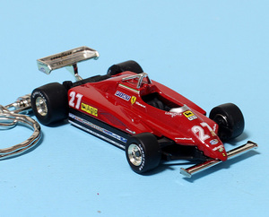 ★☆FERRARI☆フェラーリ 126C2☆1982☆F1☆＃27 ジル・ヴィルヌーヴ☆ミニカー☆キーホルダー・アクセサリー☆★