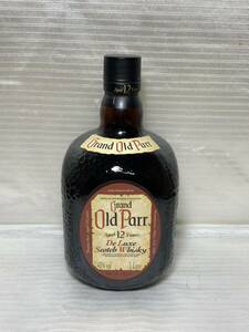 【未開封品】 Old Parr De Luxe 12年 グランドオールドパー デラックス ウイスキー 1000ml 43度 酒 洋酒 コレクション ヴィンテージ 28-4