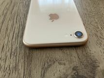 ＜送料無料＞ 【美品】iPhone 8 64GB ピンクゴールド 本体 箱 純正ケーブル付き 覗き見/ブルーライト防止フィルム貼り付け済_画像7