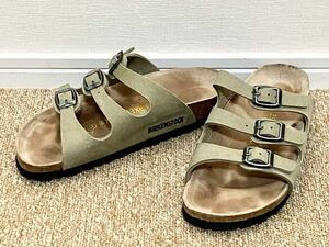 H182☆送料無料☆BIRKENSTOCK/ビルケンシュトック『35 L4』サイズ 35(22.5CM)中古サンダル レザー3ベルト MADE IN GARMANY