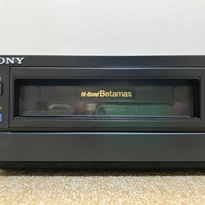 H172☆送料無料☆SONY/ソニー『SL-F100 Betamax』βベータ Hi-Band ビデオカセットレコーダー デッキ 中古 通電確認済・現状品の画像4