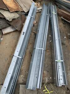 L型鋼 /山型鋼 鋼材 錆止塗装 鉄工 共18本 長さ2000mm 引き取り限定