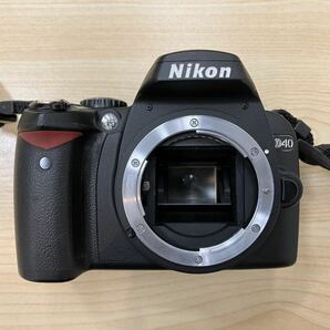 「H6933」Nikon ニコン D40 AF-S NIKKOR 18-55mm 1:3.5-5.6 55-200mm 1:4-5.6 G ED デジタル一眼カメラ レンズセットの画像3