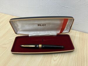 「H7002」PILOT パイロット Elite 万年筆 ペン先 18K-750 CUSTOM T1070 筆記未確認 記念刻印あり