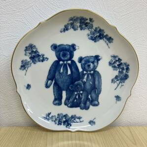 「T2483」マイセン Meissen プレート Teddy Bear Plate テディベア  飾り皿 壁掛け皿の画像1