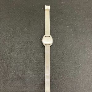 [T2555]動作品 OMEGA オメガ レディース DeVille デビル シルバー文字盤 スクエア 手動巻き 腕時計 箱の画像5