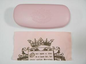 [* unused storage goods *] Juicy Couture JUICY COUTURE glasses case sunglasses case only * accessory equipped : Cross ( glasses ..)*