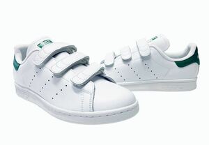 デッド!! 希少!! 18年 adidas STAN SMITH CF スタンスミス ベルクロ レザー us 7 / 25 ㎝ 天然皮革