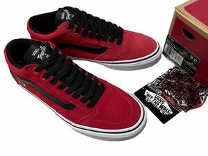 デッド!! 希少!! VANS PRO TNT SG RED / BLACK バンズ プロ トニートルフィーヨ スエード 赤 × 黒 us 9 / 27 ㎝ 箱付き