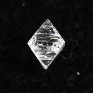 天然 ダイヤモンド ソーヤブル結晶 八面体 トライゴン 0.079ct 【榎本通商37067】