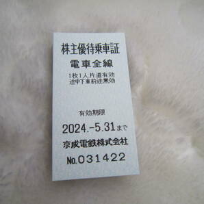 ★京成電鉄株主優待券★一枚900円★送料無料☆の画像1