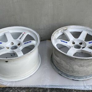 RAYS VOLKRACING TE37 9.5J オフセット0 18インチ OGの画像1