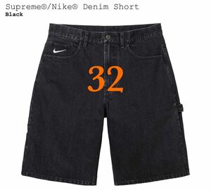 【32】Supreme Nike Denim Short BLACK ナイキ デニム 