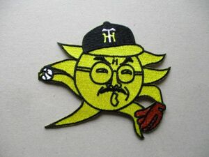 サンテレビ 阪神タイガース おっさんTVキャラクター ワッペン/プロ野球グッズおっ！サンBASEBALL当時物オッサンHanshin Tigers PATCH V202