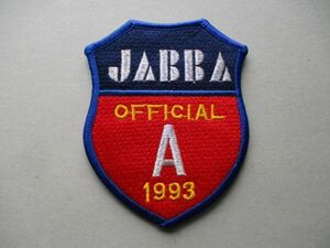 90s 1993年 日本バスケットボール協会『A級』JABBAワッペン/日本リーグJBAレフェリーNBAワールドカップ審判スポーツpatchesアップリケ V202