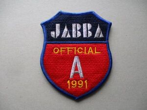 90s 1991年 日本バスケットボール協会『A級』JABBAワッペン/日本リーグJBAレフェリーNBAワールドカップ審判スポーツpatchesアップリケ V202