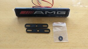 AMG LED付きエンブレム フロントグリルバンパー