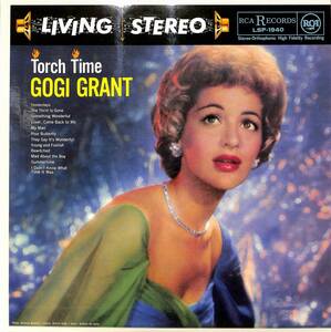 A00590996/LP/ゴギー・グラント(GOGI GRANT) with アンリ・レネ楽団「Torch Time (1996年・BVJJ-2912・STEREO・ヴォーカル)」