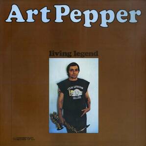 A00590696/LP/アート・ペッパー(ART PEPPER)「Living Legend (1976年・GP-3035・クールジャズ)」の画像1