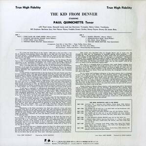 A00592085/LP/ポール・クイニシェット (PAUL QUINICHETTE)「The Kid From Denver (1988年・22WB-7013)」の画像2