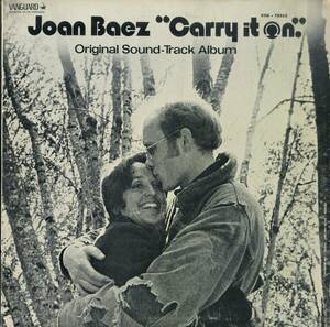 A00592581/LP/ジョーン・バエズ (JOAN BAEZ)「Carry It On - Original Sound Track Album (VSD-79313・サントラ・フォーク)」