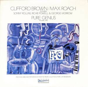 A00591299/LP/クリフォード・ブラウン/マックス・ローチ「Pure Genius Volume One (1982年・P-11186・ハードバップ)」