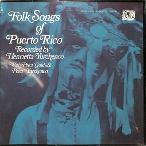 A00589790/LP/V.A.「Folk Songs Of Puerto Rico (1971年・AHM-4412・プエルトリコ音楽)」