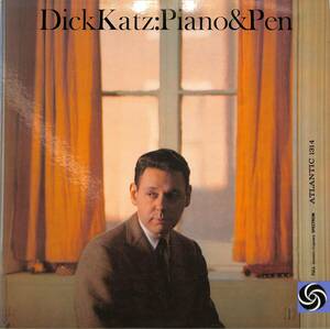 A00591170/LP/ディック・カッツ(DICK KATZ)「Piano＆ Pen (1992年・AMJY-1314・MONO・クールジャズ)」