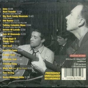 D00160568/CD/ランブリン・ジャック・エリオット「The Lost Topic Tapes: Cowes Harbour 1957 (2004年・HCD-8175)」の画像2