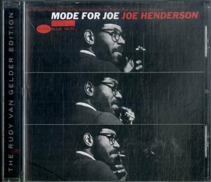 D00161184/CD/ジョー・ヘンダーソン「Mode For Joe (2003年・7243-5-80909-2-5・RVG EDITION・ハードバップ・ポストバップ・モードジャズ